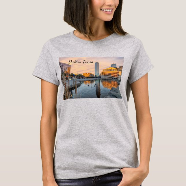T-shirt Pioneer Plaza Pond (Devant)