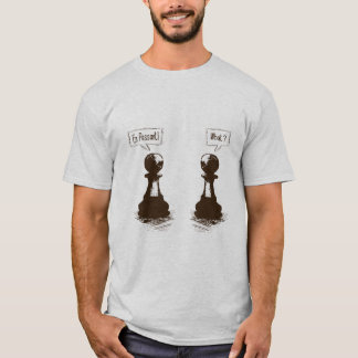 T-shirt Pions D'Échecs - En Passant ! Quoi ?