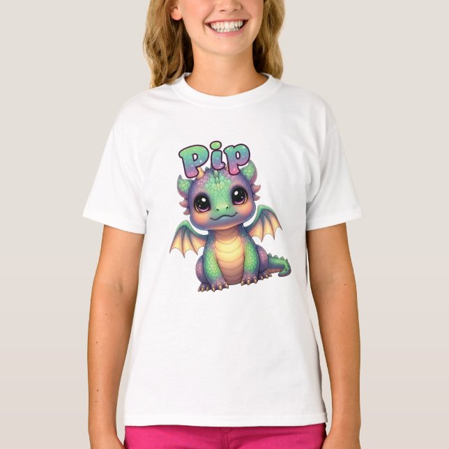 T-shirt Pip the baby dragon  (Devant)