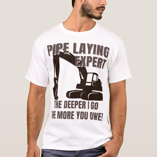 T-shirt Pipe Layer Expert - Sécurité (Devant)