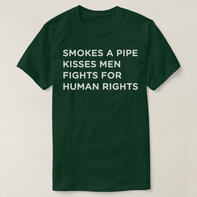 T-shirt Pipe Smoker Qui ne conçoit pas 2 pour les chemises (Design devant)