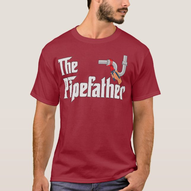 T-shirt Pipefather Plumber cadeaux Pipefitter drôle (Devant)