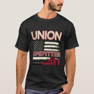 T-shirt Pipefitter Cadeaux Funky Plumber Plumber Union Pip