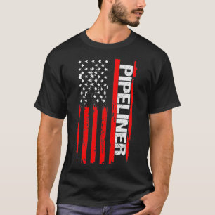 T-shirt Pipeliner American Flag Welt Pipeline T