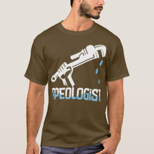 T-shirt Pipeologue en plomberie