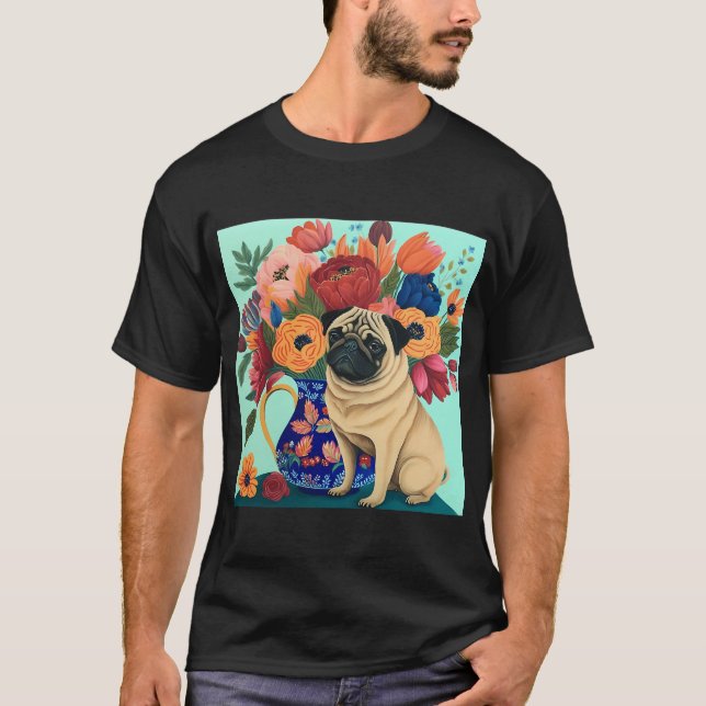 T-shirt Piper le Pug (Devant)