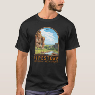 T-shirt Pipestone Monument National Minnesota Travel Art