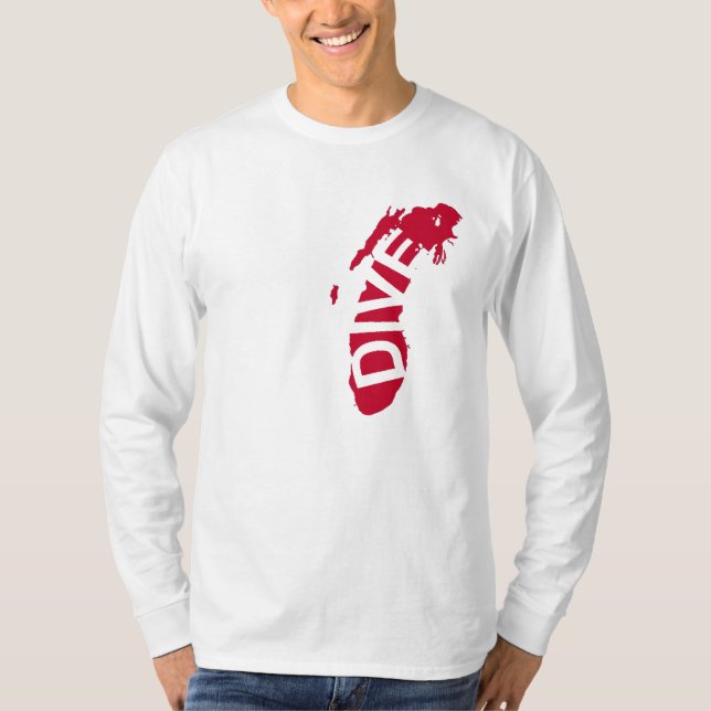 T-shirt Piqué le lac Michigan (Devant)