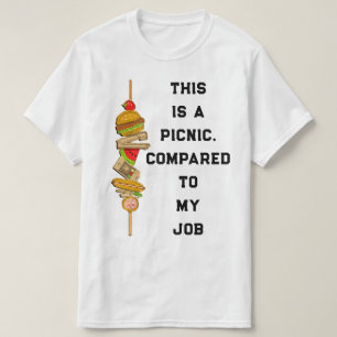 T-shirt Pique-nique d'entreprise fête de bureau