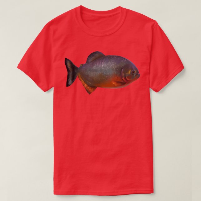 T-shirt Piranha (Design devant)