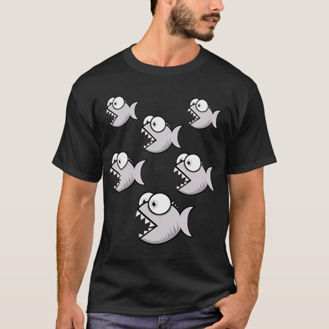 T-shirt piranha (Devant)