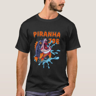 T-shirt Piranha Joe grand cadeau vêtements long manches T