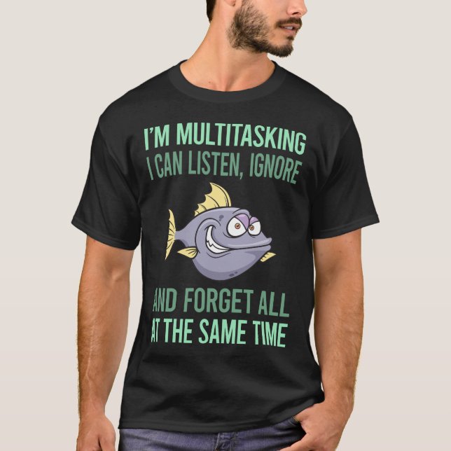 T-shirt Piranha multitâche 33 (Devant)