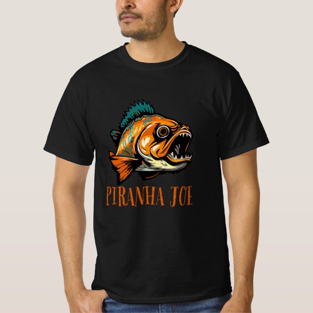 T-SHIRT PIRANHA SUR (Devant)