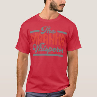 T-shirt Piranha Whisperer Collecteur Aquarist Pêche