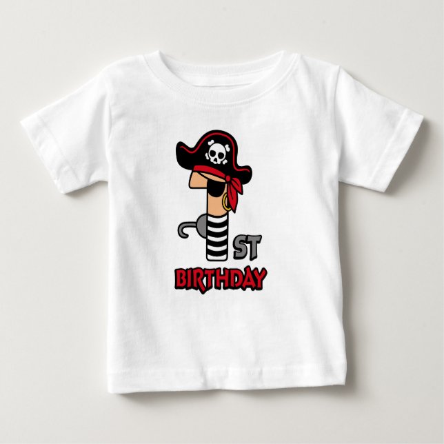 T-shirt Pirate 1er anniversaire (Devant)