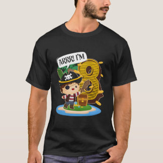 T-shirt Pirate 8e Py 8 Arrr JE SUIS 8