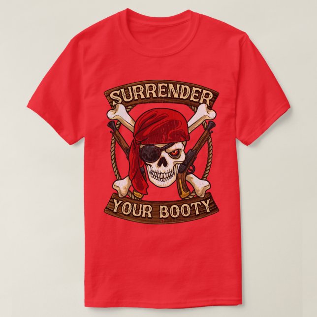 T-shirt Pirate abandonner votre Humour de navigation de pl (Design devant)