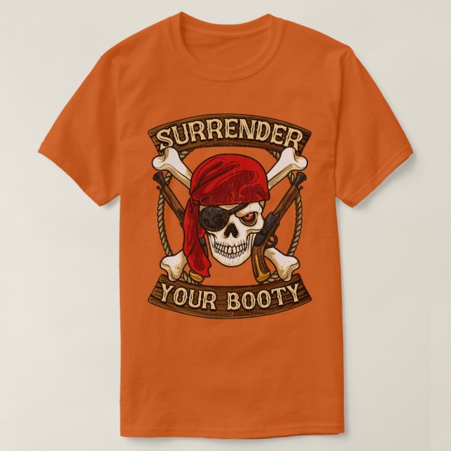 T-shirt Pirate abandonner votre Humour de navigation de pl (Design devant)