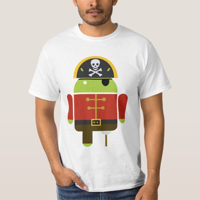 T-shirt Pirate androïde (Devant)