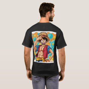 T-shirt Pirate au Chapeau de Paille Sourire – Illustration