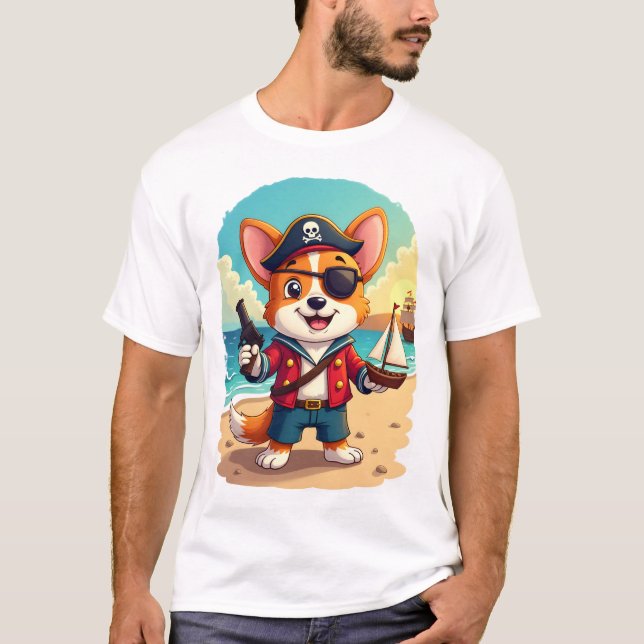 T-shirt Pirate Berger Allemand (Devant)