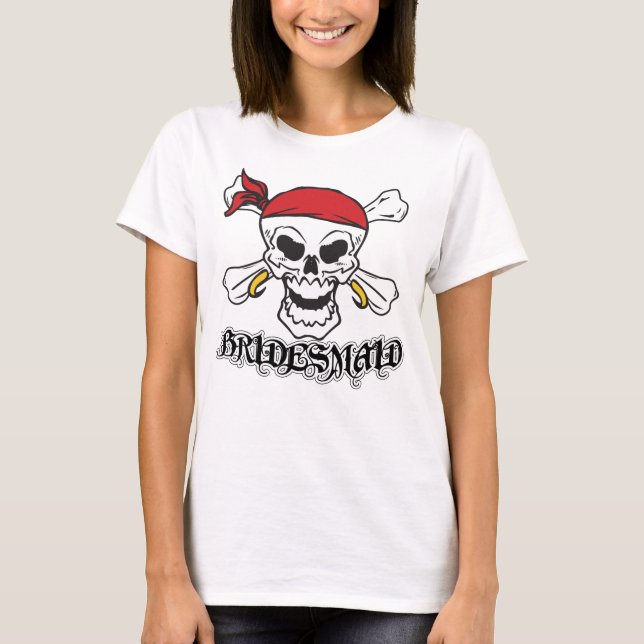 T-shirt Pirate Bridesmaid (Devant)