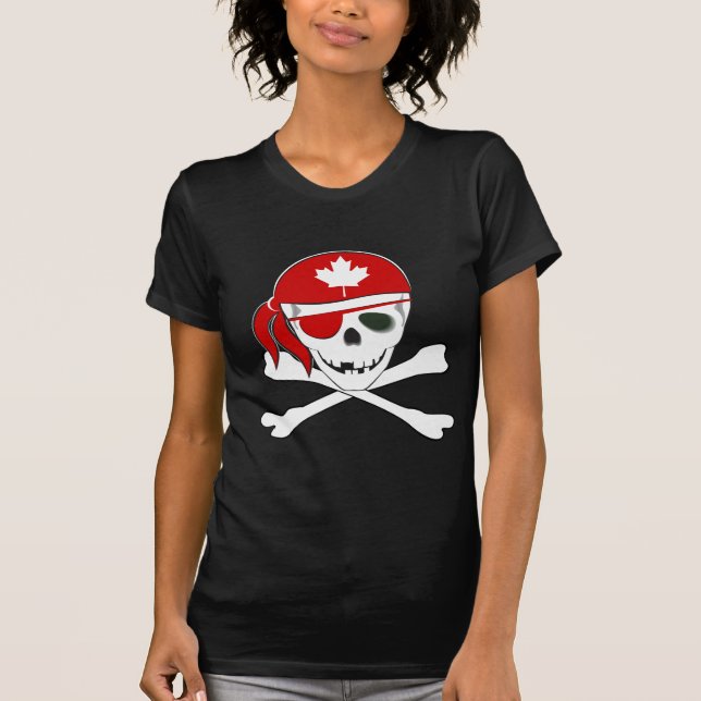 T-shirt Pirate canadien (Devant)