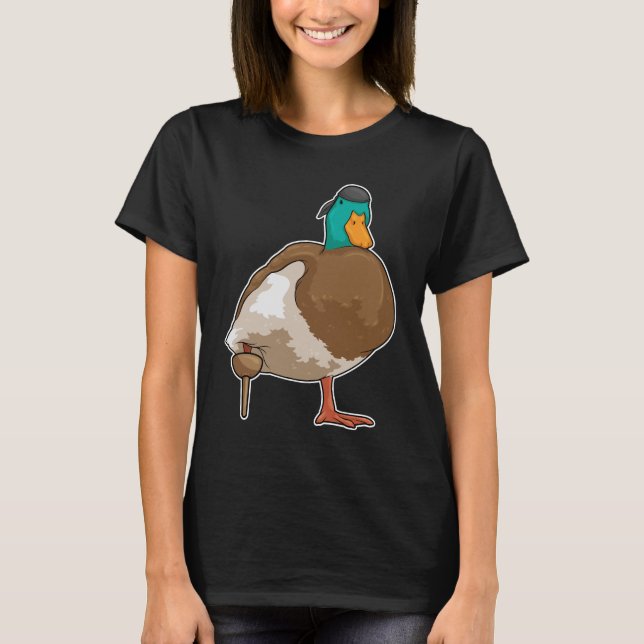T-shirt Pirate Canard Jambe de bois (Devant)