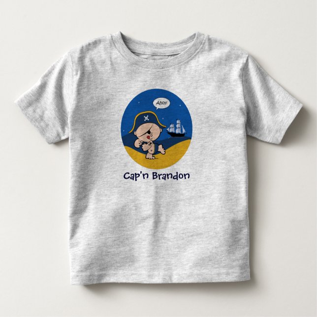 T-shirt Pirate Captain Light (Devant)