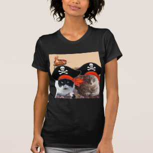 T-shirt PIRATE CATS, Parlez comme un jour de pirates