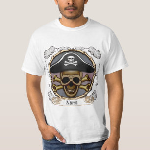 T-shirt Pirate Crâne et Os