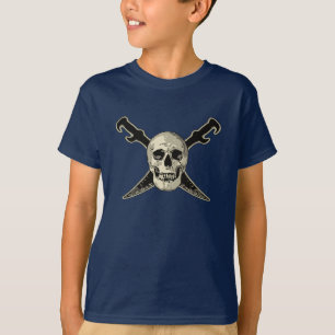 T-shirt Pirate (Crâne) - Les pattes de base des enfants Co