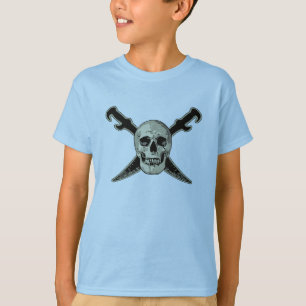 T-shirt Pirate (Crâne) - Les pattes de base des enfants Co