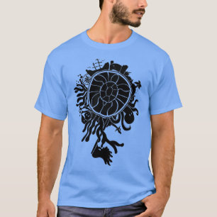 T-shirt Pirate Crest Tortue de mer longue