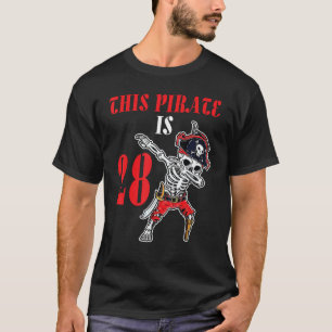 T-shirt Pirate Dabbing Happy Mon Anniversaire Ce Pirate A