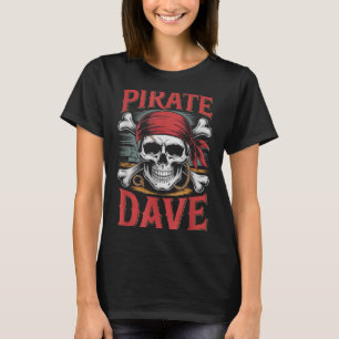 T-shirt Pirate dave 