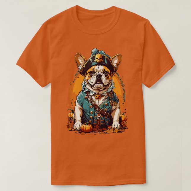 T-shirt Pirate de Bulldog (Design devant)