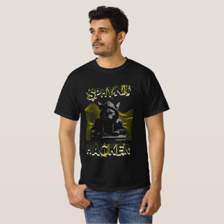 T-shirt Pirate de chat Sphynx noir