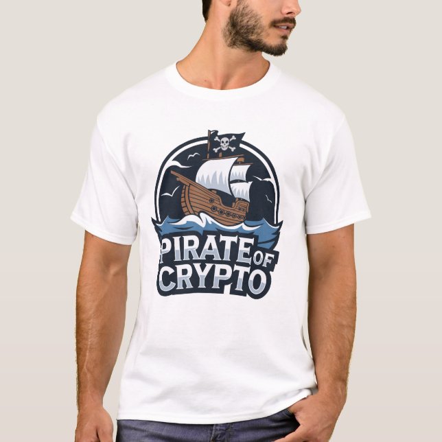 T-shirt Pirate de Crypto (Devant)