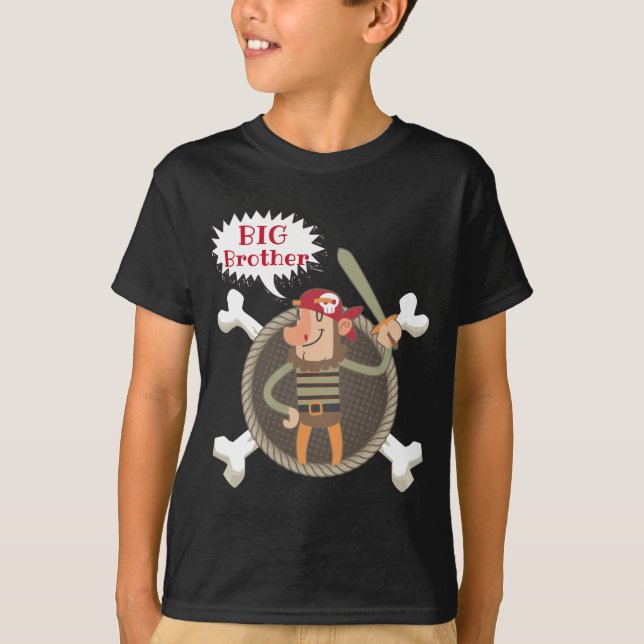 T-shirt Pirate de frère (Devant)