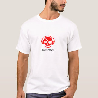 T-shirt Pirate de musique