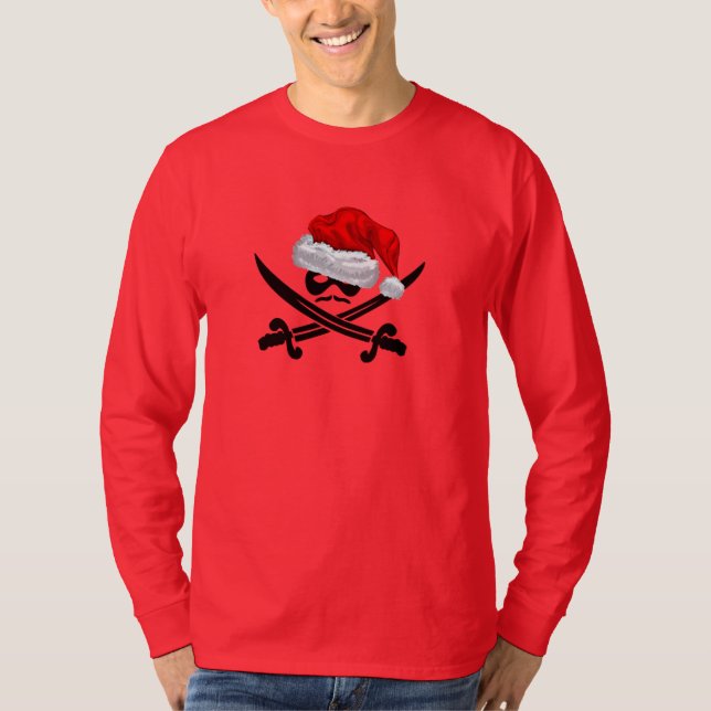 T-SHIRT PIRATE   DE PÈRE NOËL (Devant)