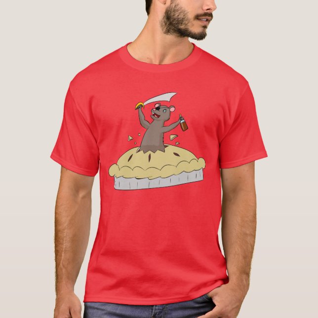 T-shirt Pirate de rat de tarte (Devant)