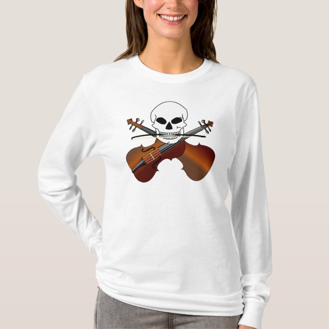 T-shirt Pirate de violon (Devant)