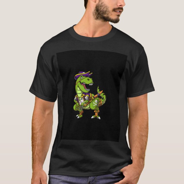 T-shirt Pirate Dinosaure T-Rex (Devant)