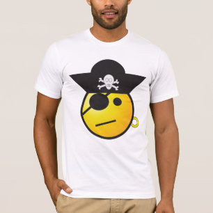 T-shirt pirate drôle Emoji