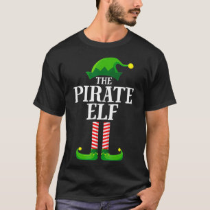 T-shirt Pirate Elf Matching Family Group Christmas Party P