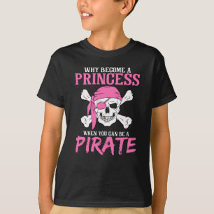 T-shirt Pirate Girl Pirate Pirate Gift Girl