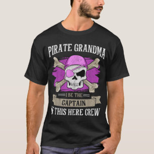 T-shirt Pirate grand-mère Caraïbes capitaine grand-mère